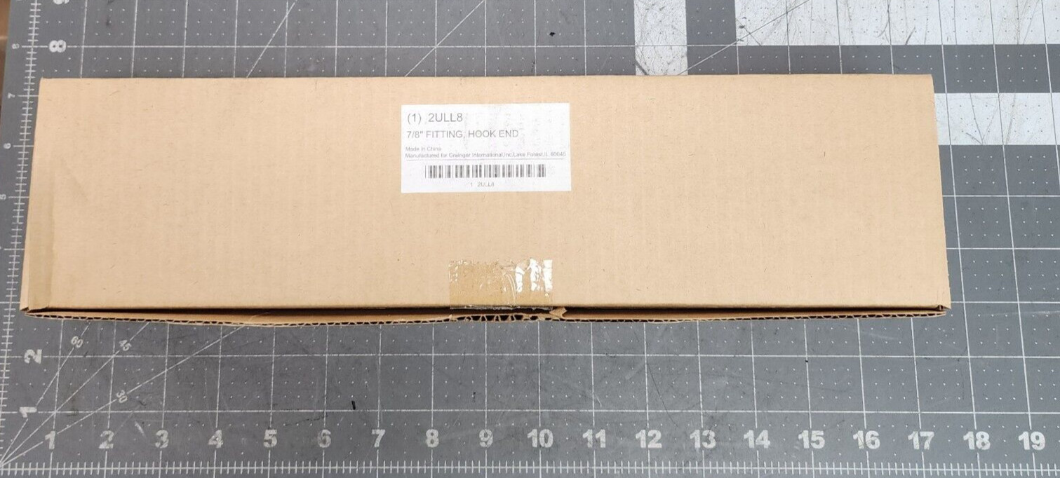 7/8” Thread x 12” Galv. Turnbuckle Hook End 3200 Pounds 12” Take Up 2ULL8 [B4S2]