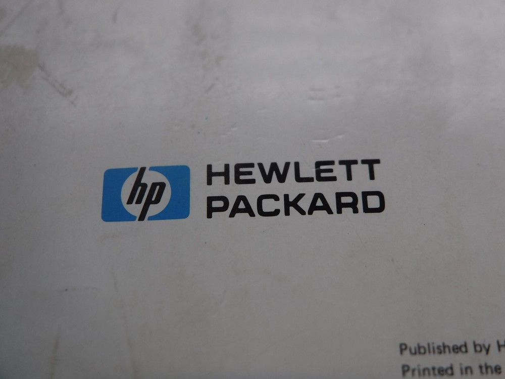 Hewlett Packard 8170A Logic Pattern Generator Manual 08170-90001