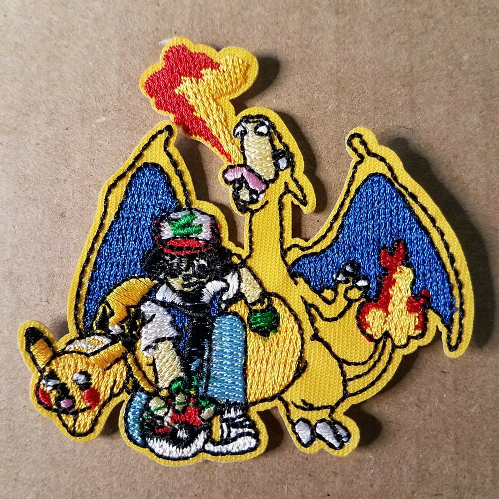 Pokemon Group Ash embroidered Patch 3 inches tall