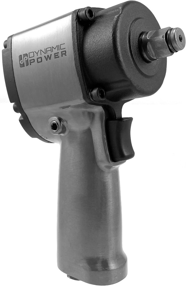 Dynamic Power Mini Air Impact Wrench, 1/2 inch, Compact Design
