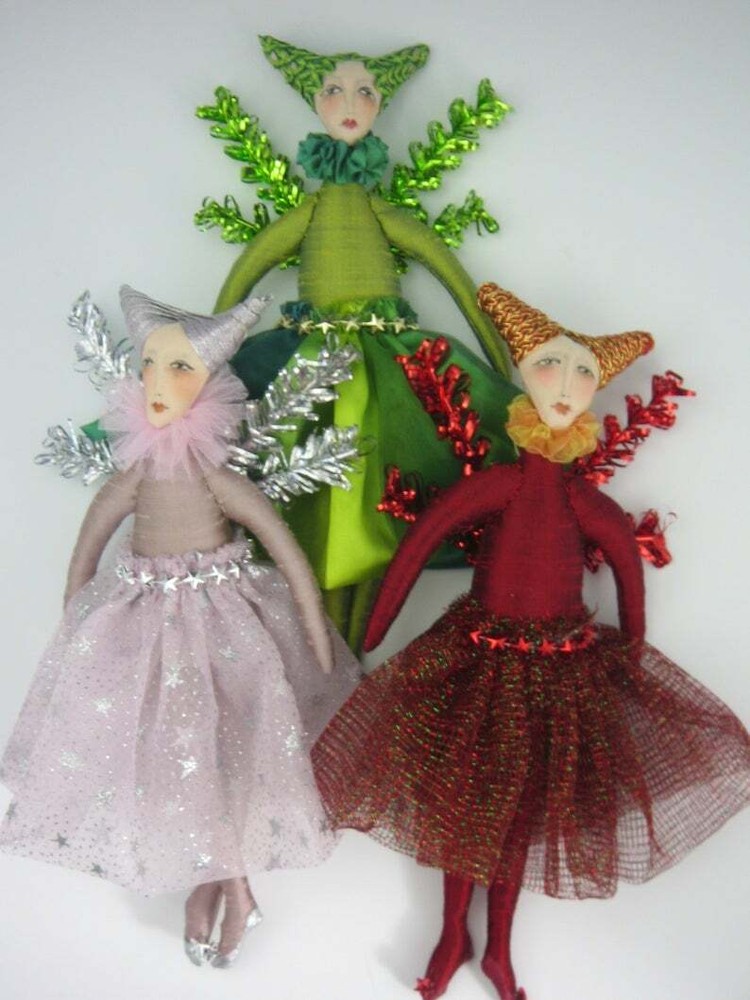 Cloth Art Doll (Paper) Pattern "Esmeralda" By Cindee Moyer