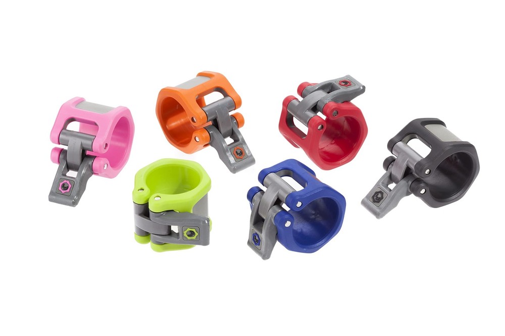 Lock-Jaw HEX 50mm / 2" Olympic Barbell / bars, Blue - Hex