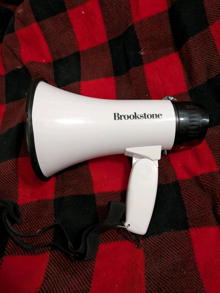 Brookstone Megaphone Loud Speaker