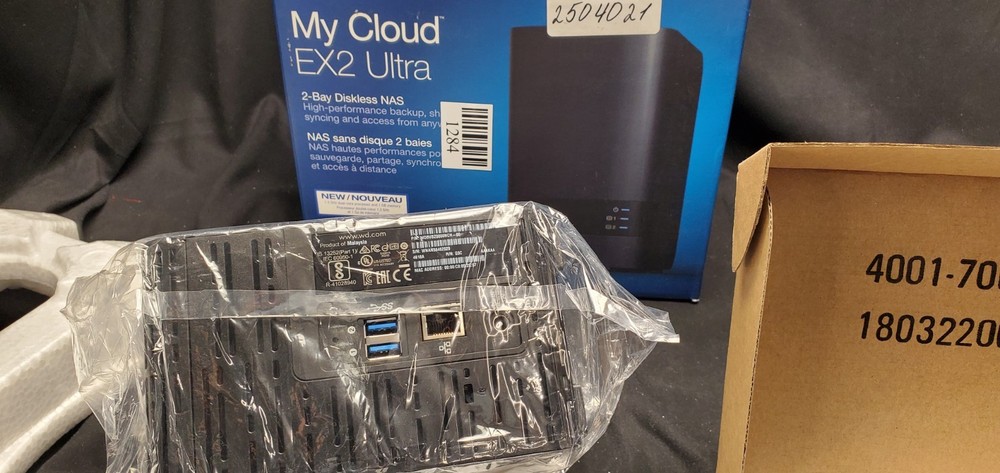 NAS Storage WD My Cloud EX2 Ultra Diskless