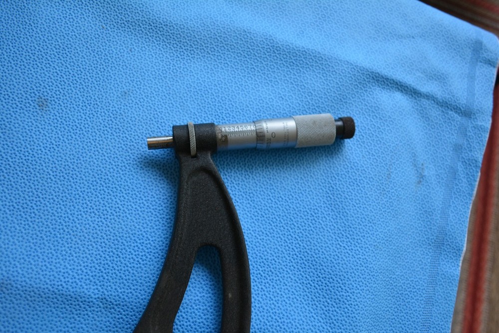 One Starrett OD Micrometer 11 " Machine Shop Auto Tool- Minor Rust-Works Smooth