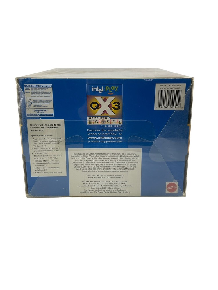 Intel Play QX3+ Computer Microscope NIB