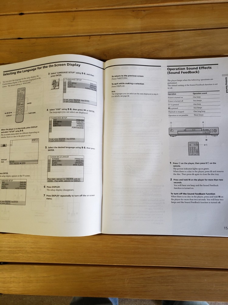 Sony DVP-S360,S363,S365 Operating Instructions