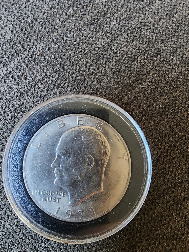 1971 eEsenhower Silver Dollar No Mint Mark