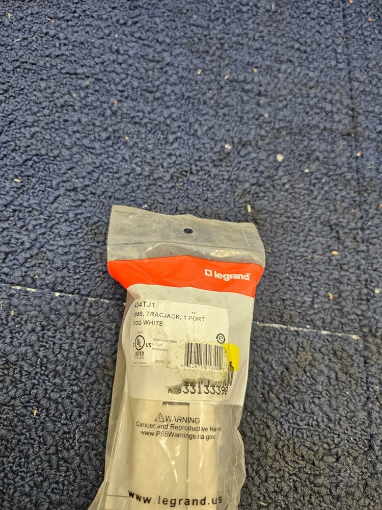 (QTY 15) LEGRAND 404TJ1 TracJack Surface Mount Box, One Unit Module Single Side