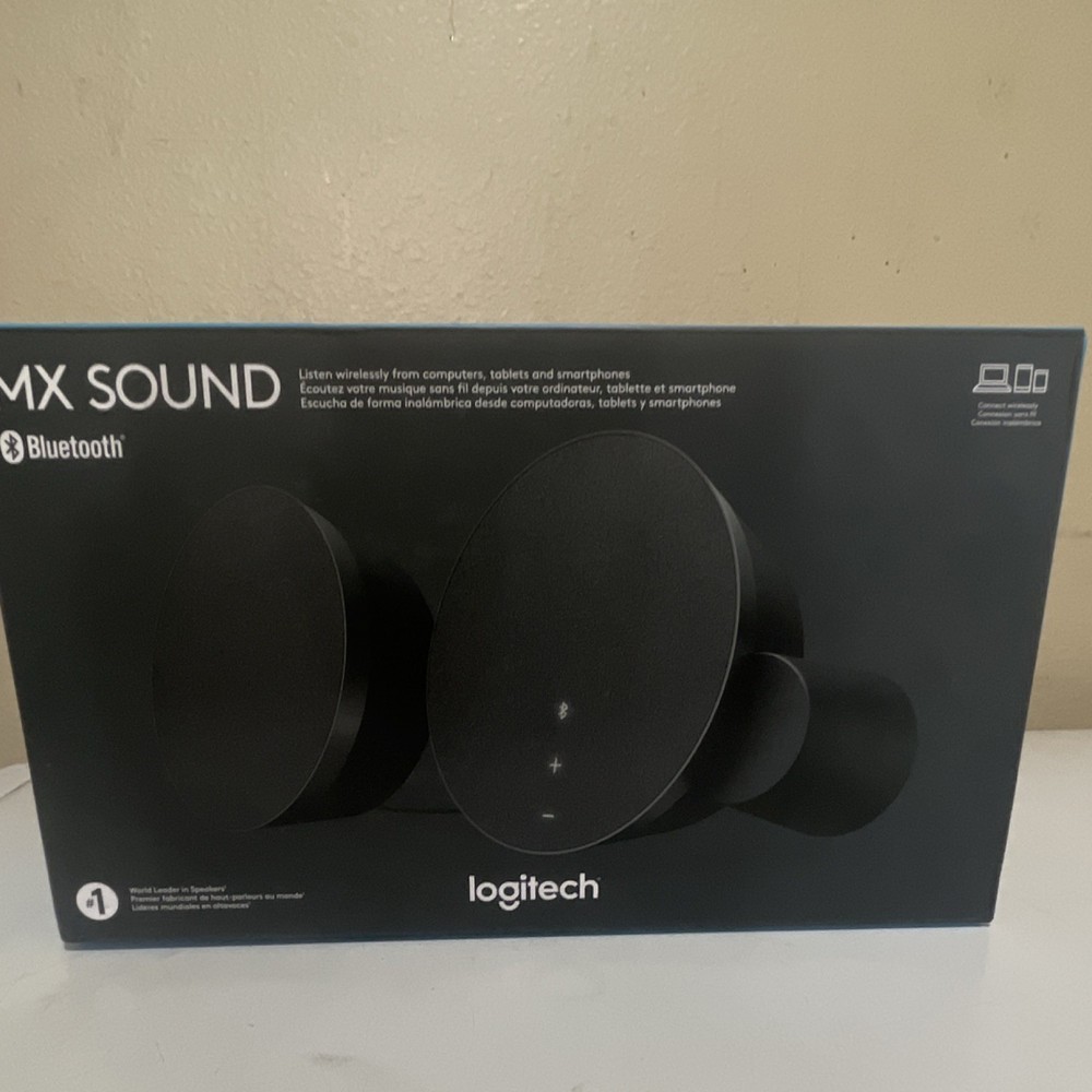 Logitech MX Sound 2.0 Bluetooth Wired Computer Speakers 24W Black