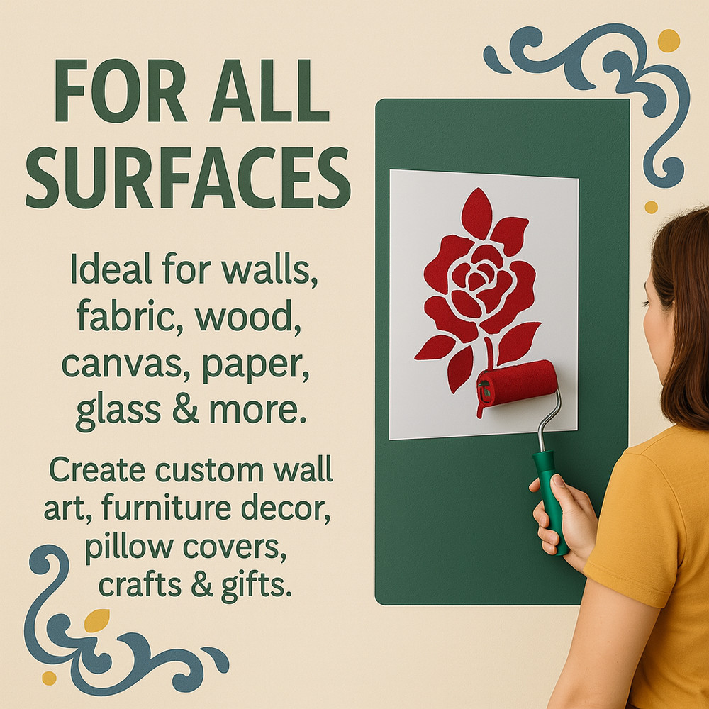 Numbers 0 - 9 Identification Typography Wall Art Reusable Stencil - StencilAir
