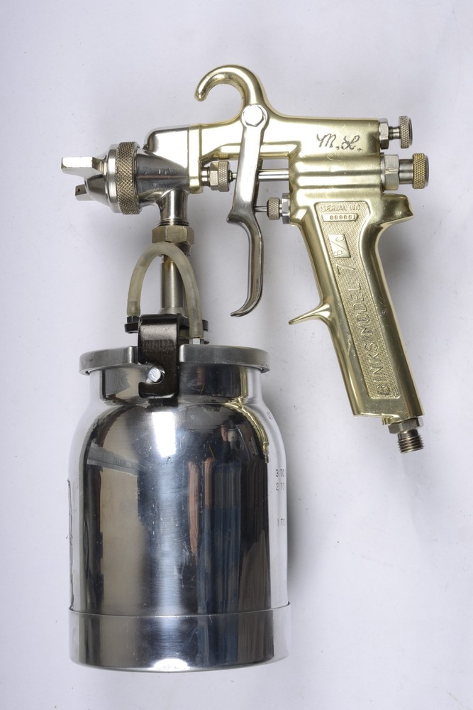 Binks Model 7 B/C Gold with drip proof 2 cup.