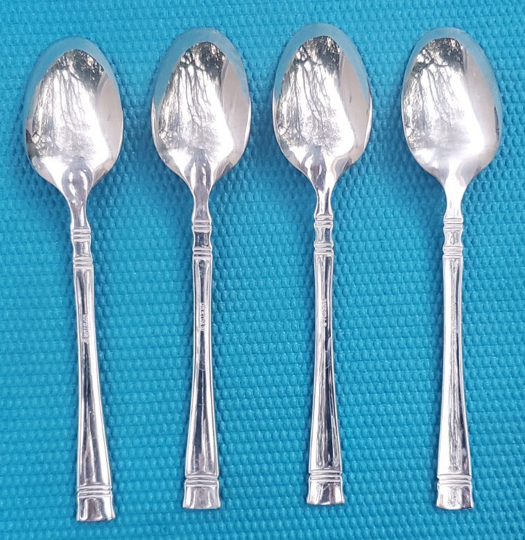 4-Oneida EVERSON TEASPOONS 7"