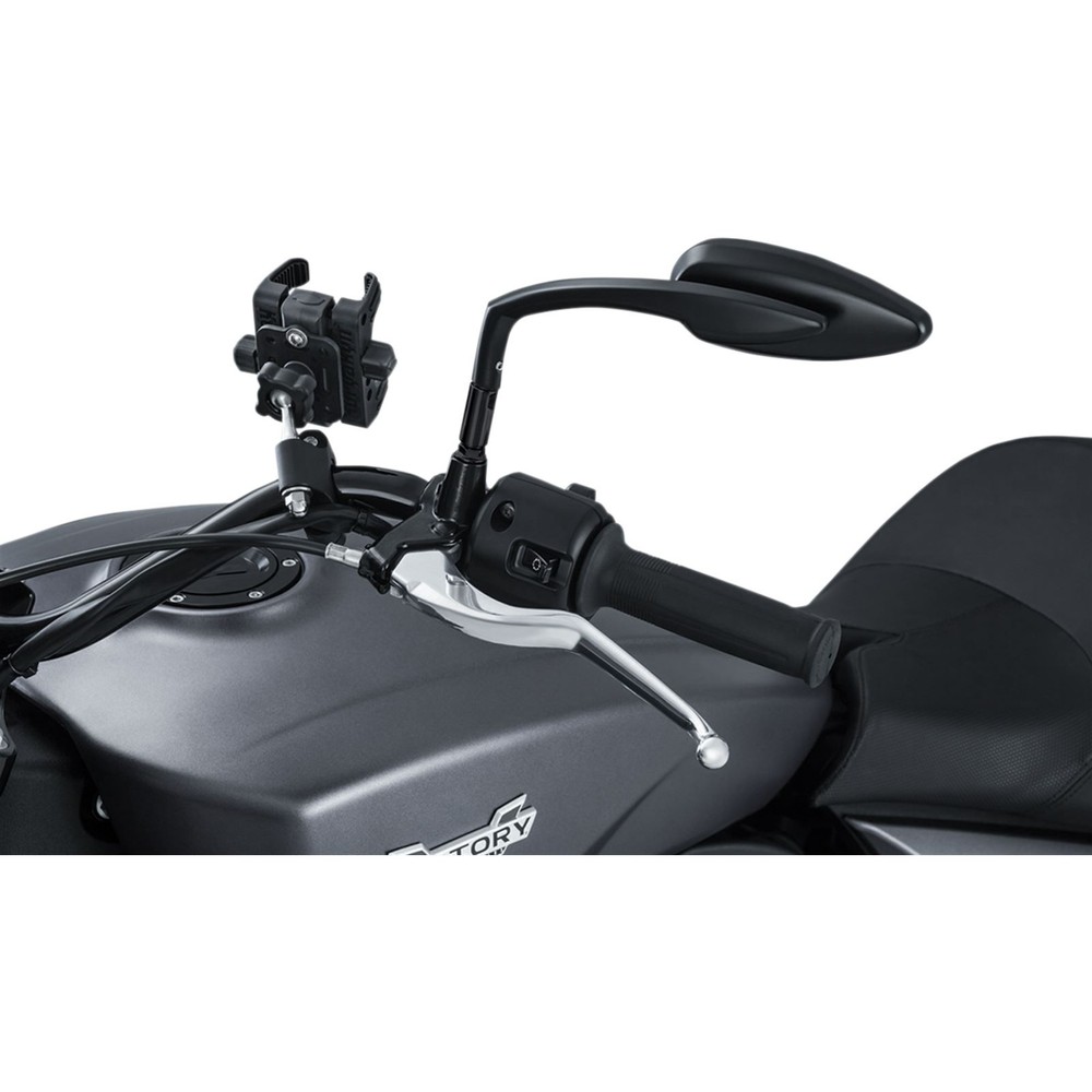 Kuryakyn Adapters Mirror Raised Black 1892