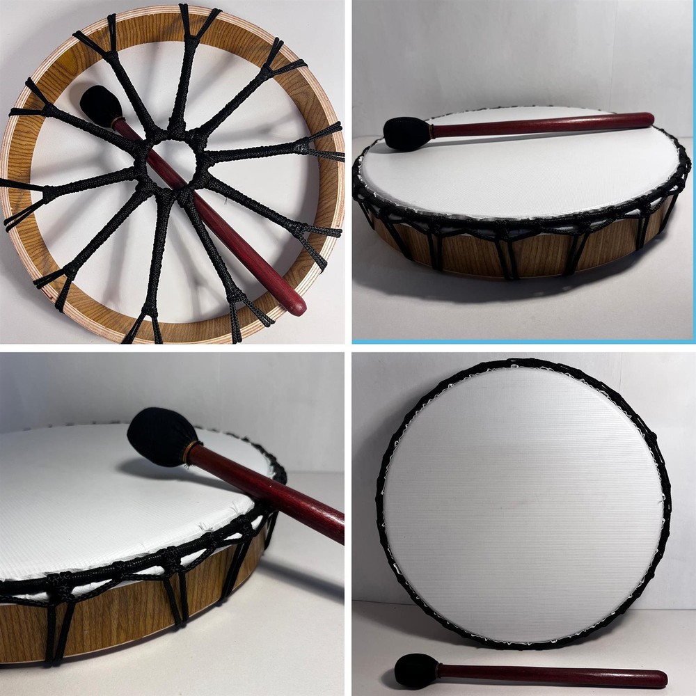 Vegan large Shamanic Drum 40cm diameter