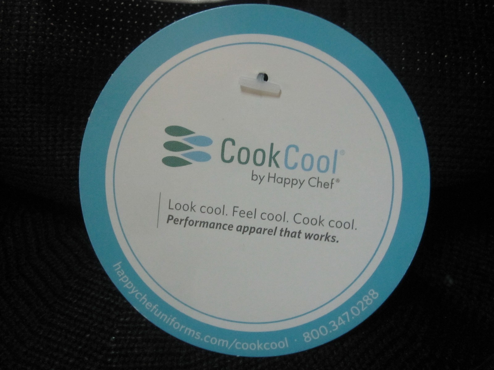 Cook Cool by Happy Chef Kangol Beret Culinary Hat Black