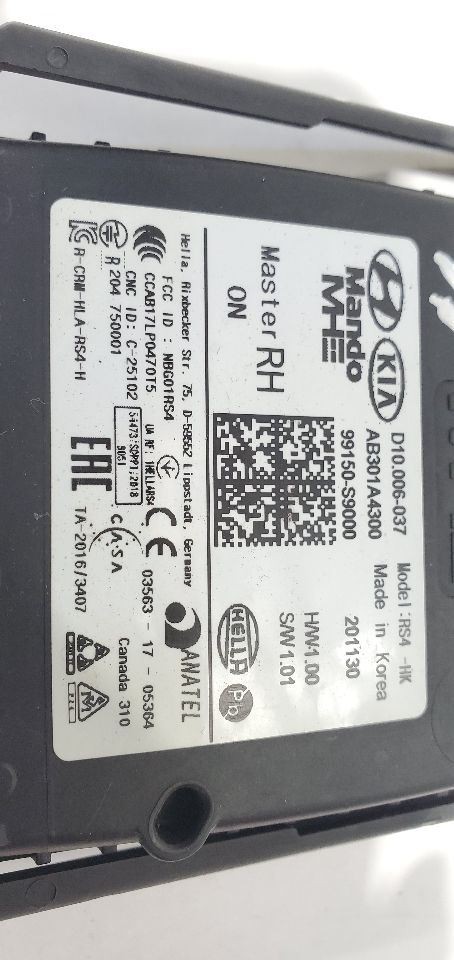 2020 2022 Kia Telluride OEM Right Rear Blind Spot Monitoring Radar Module