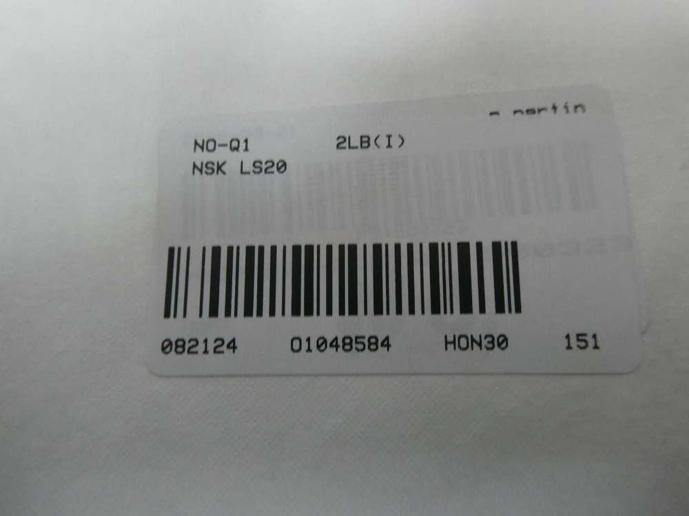 Nsk LS20 Linear Guide 400mm 20mm