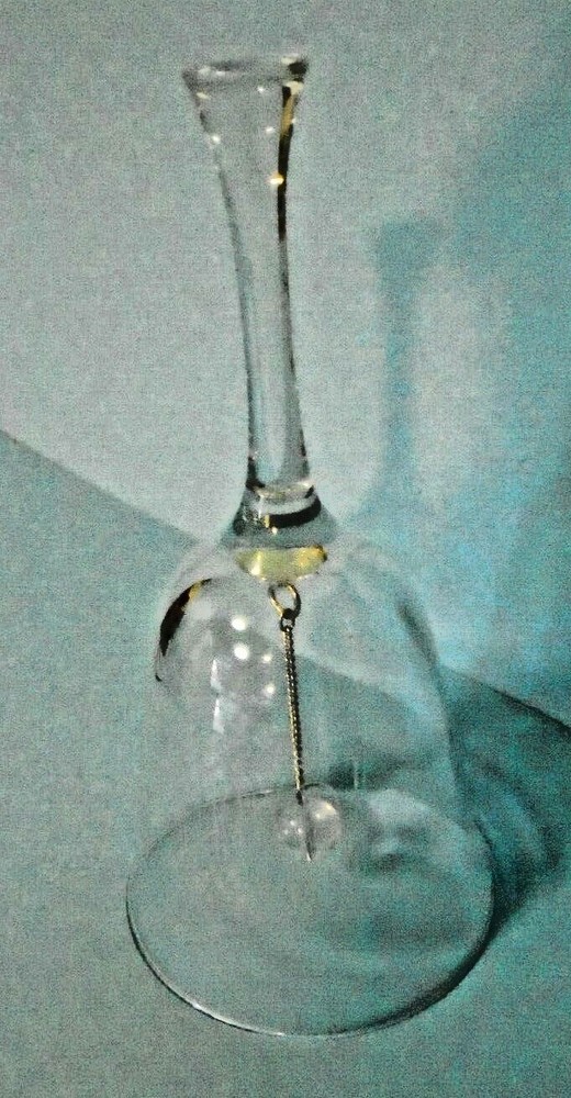 Vintage Avon Clear 100 Year Dinner Ringer Bell