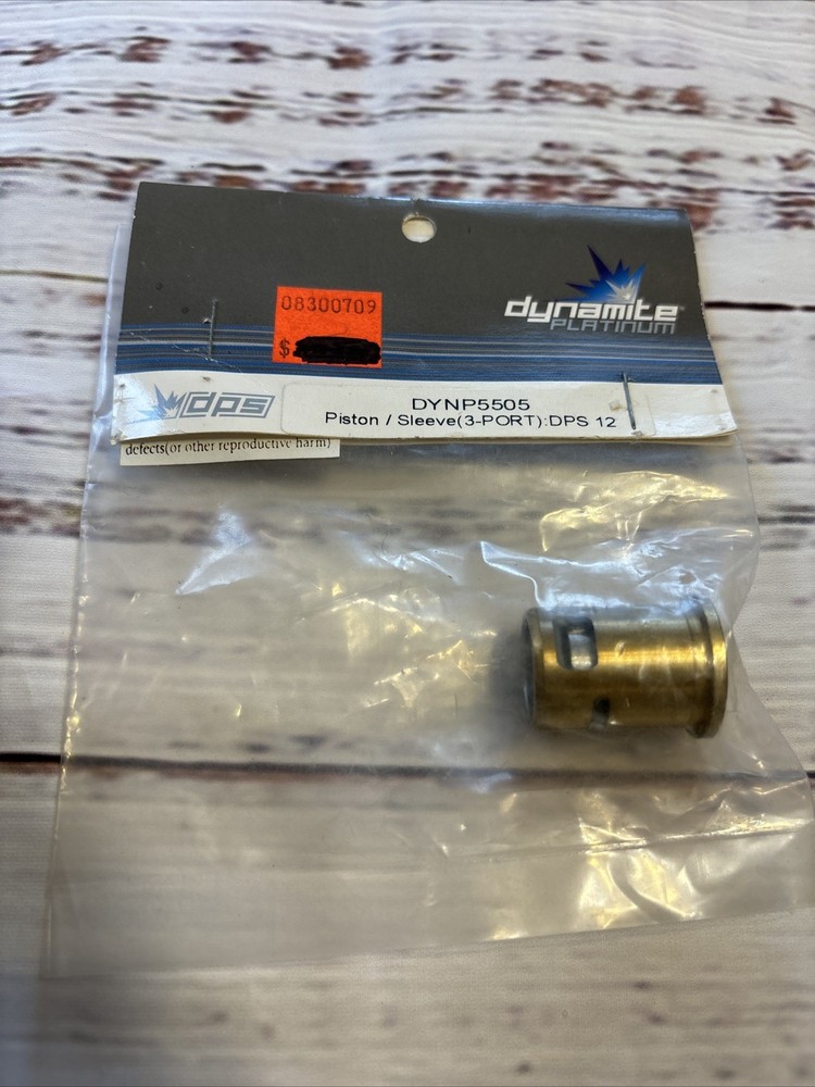 Vintage Dynamite Piston Sleeve 3 port DYNP 5505 DPS .12 Nitro Engine Box C2