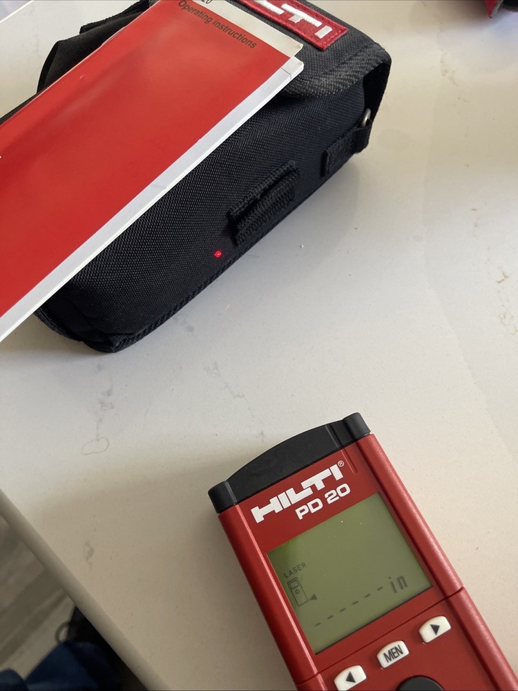 Hilti PD 20 Professional Laser Range Meter Measuring System TESTED
