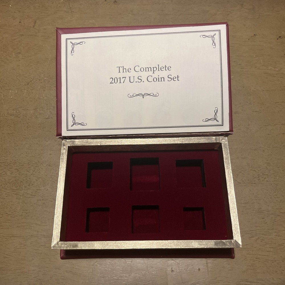 The Complete 2017 U.S. Coin Set Book Coin Storage Book