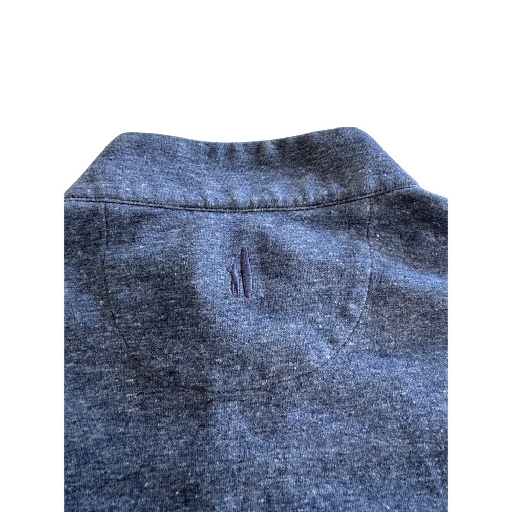 Johnnie-O Quarter Zip Sully Pullover Medium Blue Heather Golf Sweater Size M