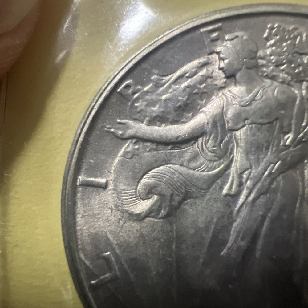 1934-D Walking Liberty Half Silver Dollar. Perfect