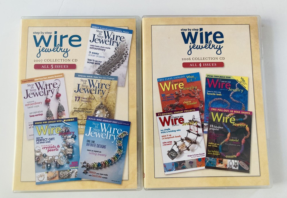 Step by Step Wire Jewelry 2006 & 2007 Collection CD 9 Issues