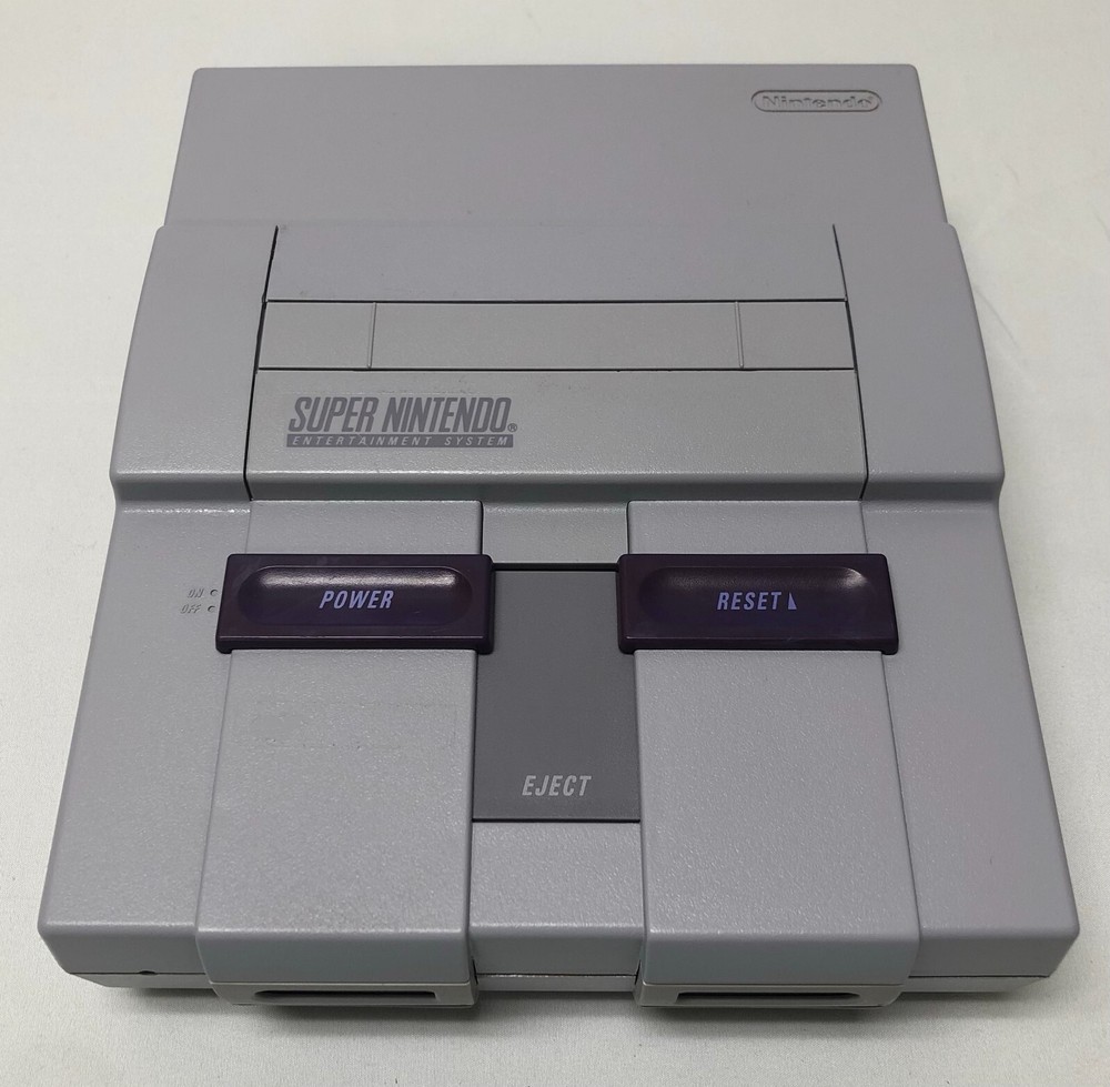 Original Super Nintendo Entertainment System Console SNES Video Game Bundle