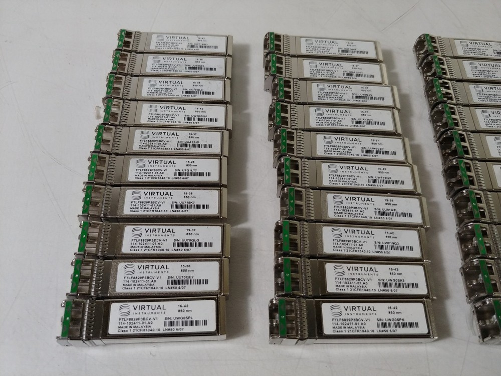 Virtual Instruments Assorted SFP Transceiver Modules Lot Of 90