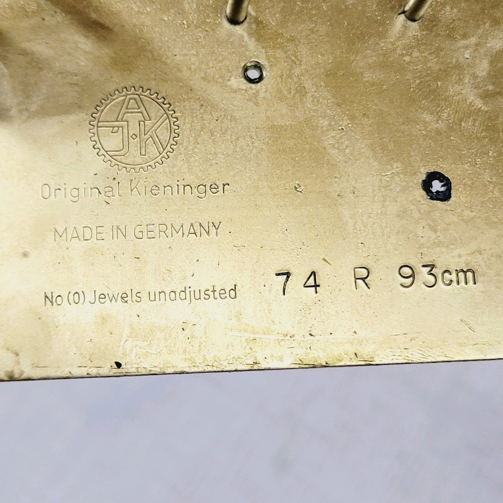 74 R Kieninger 93cm Clock Movement Counting Disc