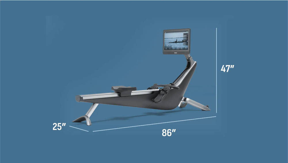 Hydrow Pro Rowing Machine with Immersive 22" HD Rotating Screen - Stows Upright