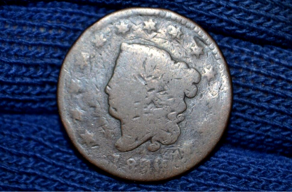 1820/19 Large Cent * GOOD Details ** Bargain **