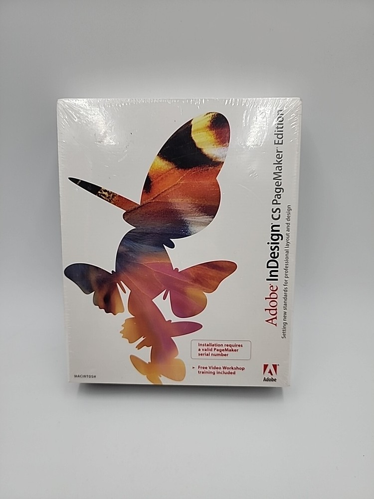Adobe InDesign CS Education for MAC Powered by xmp NEW SEALED