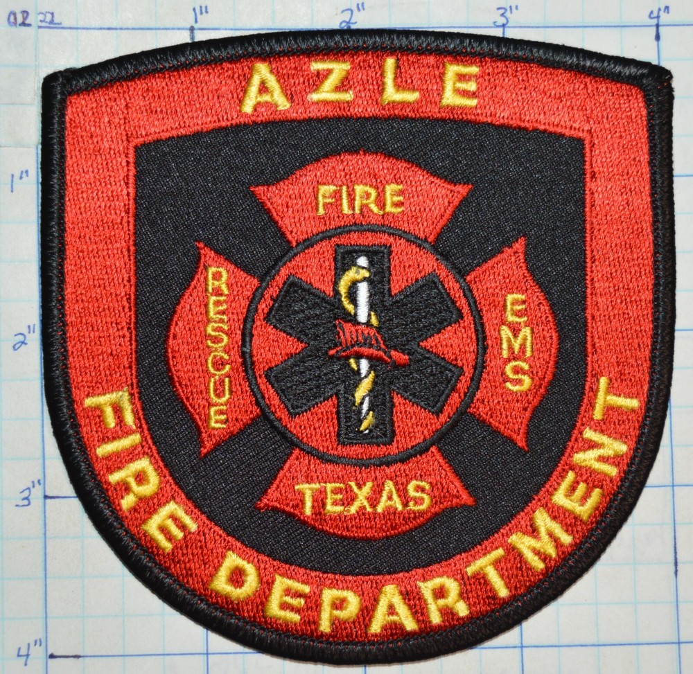 TEXAS. AZLE FIRE DEPT RESCUE EMS EMERGENCY MEDICAL PATCH