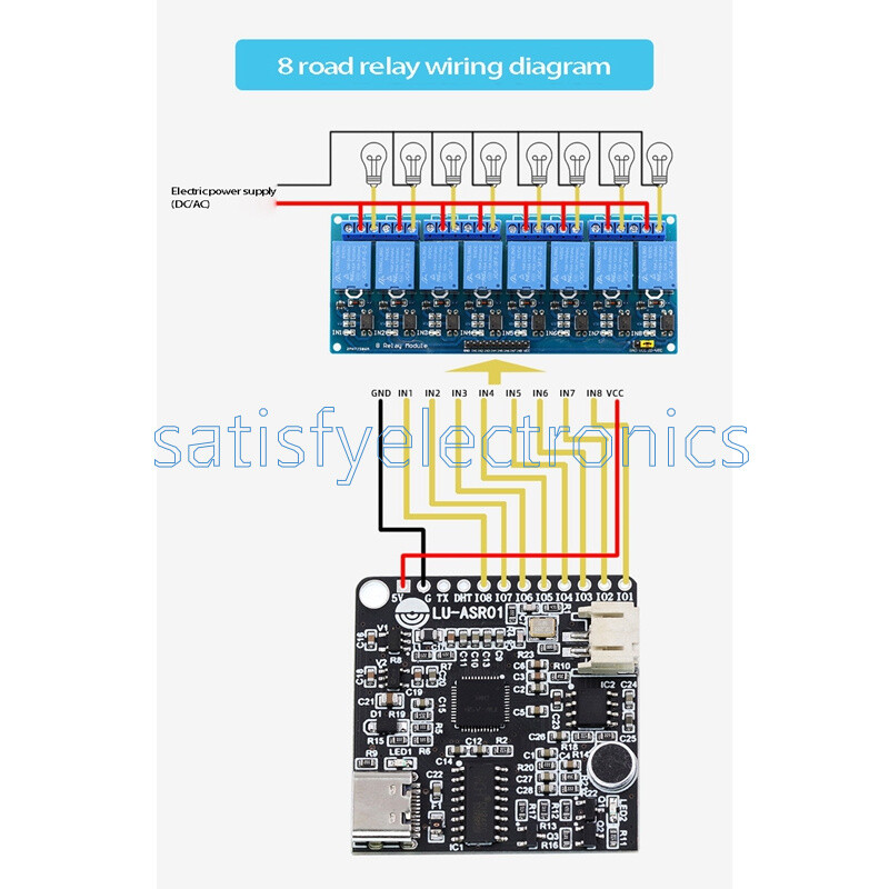 Intelligent Voice Recognition Module Voice Board VRM LD3320 Upgrade Version ASR