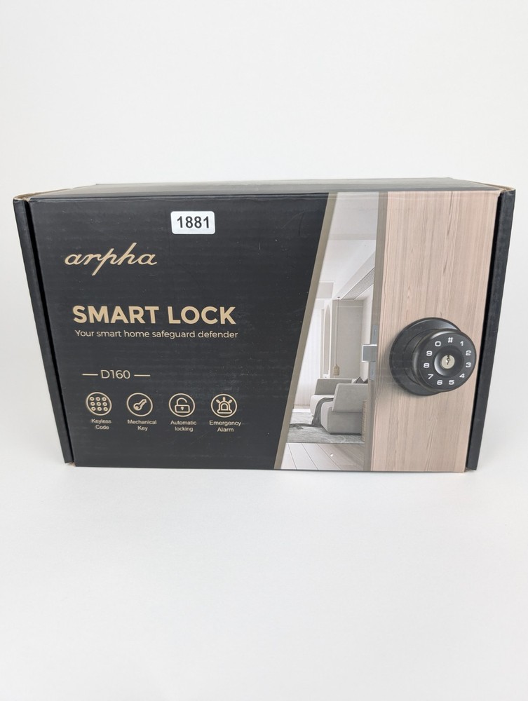 Arpha D160 Keyless Entry Door Lock with App Control One-Time Code Anti-Peeping