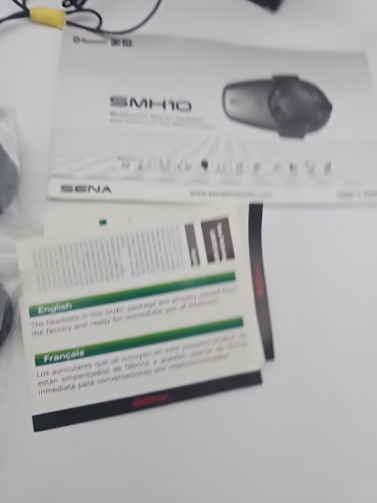 Sena SMH10 Dual Motorcycle Bluetooth Intercom Set Used