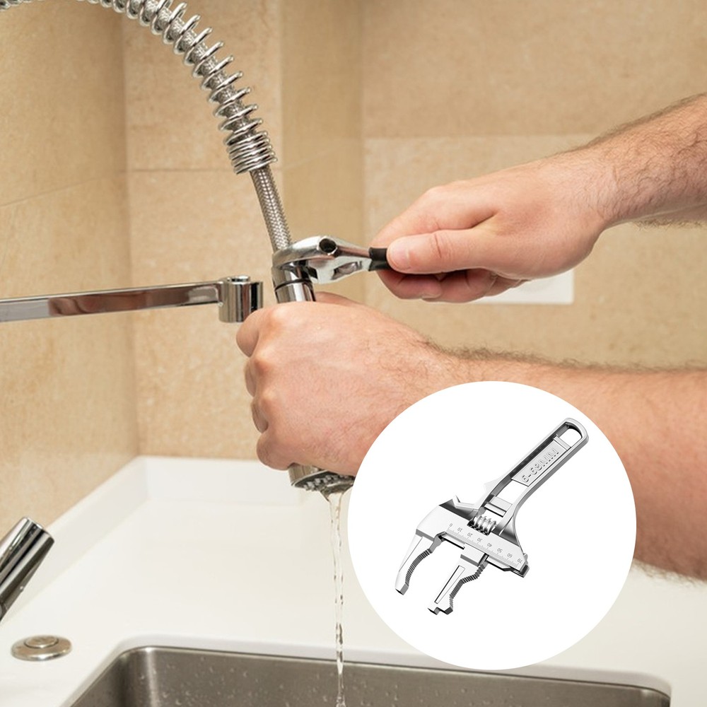 Multifunctional Wrench Universal Bathroom Kitchen Repair Tools Adjustable