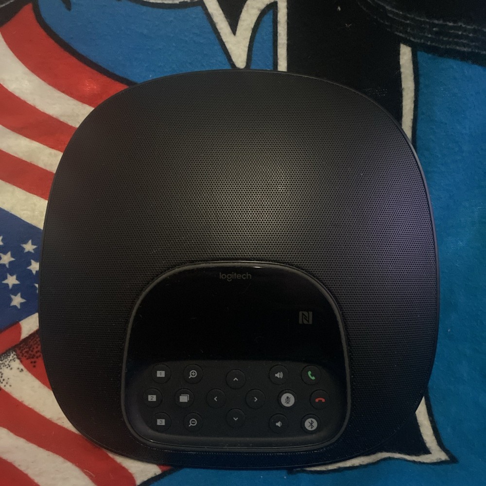 LOGITECH V-U0036 Group Video Conferencing Duplex Speakerphone Base Untested Read