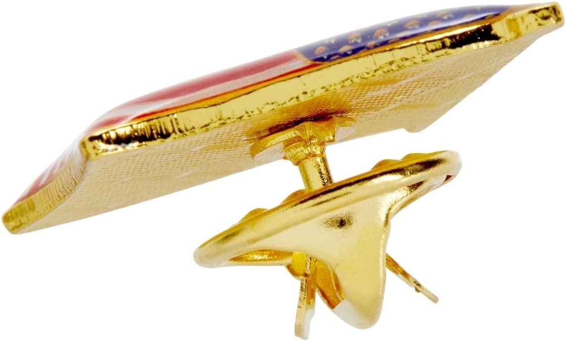 American Flag Lapel Pins Lot of 10 USA Hat Tie Tack Badge