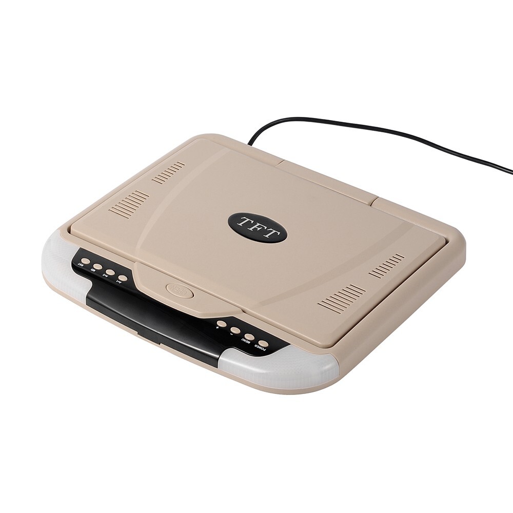 13'' Car Overhead Flip Down Ceiling Monitor 12V/24V PAL/NTSC LCD TFT Beige