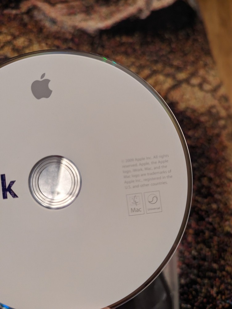 2009 iWork Macintosh Mac Install Software DVD Disc only