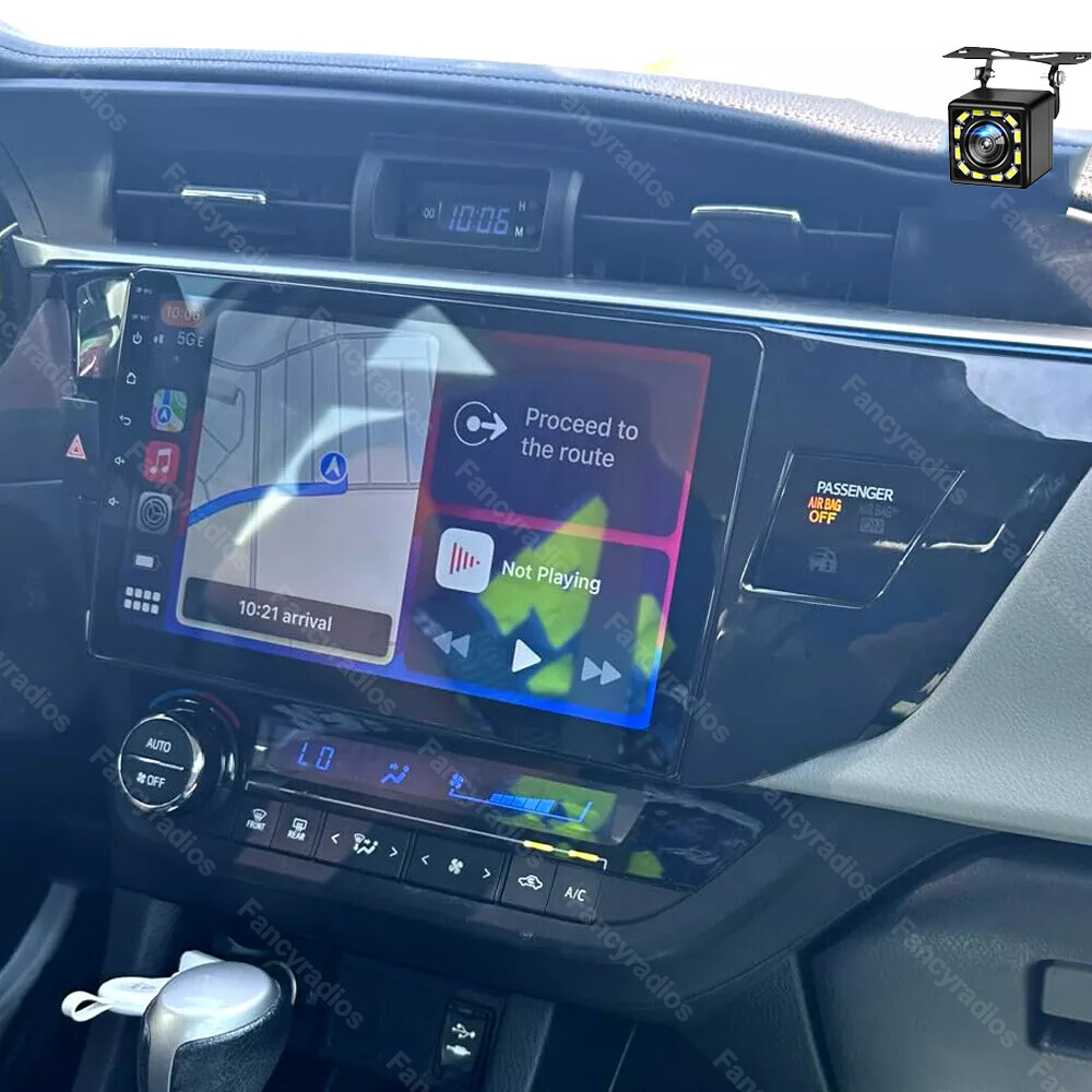 For Toyota Corolla 2014 2015 2016 Android 15 Car Stereo Radio GPS Navi CarPlay