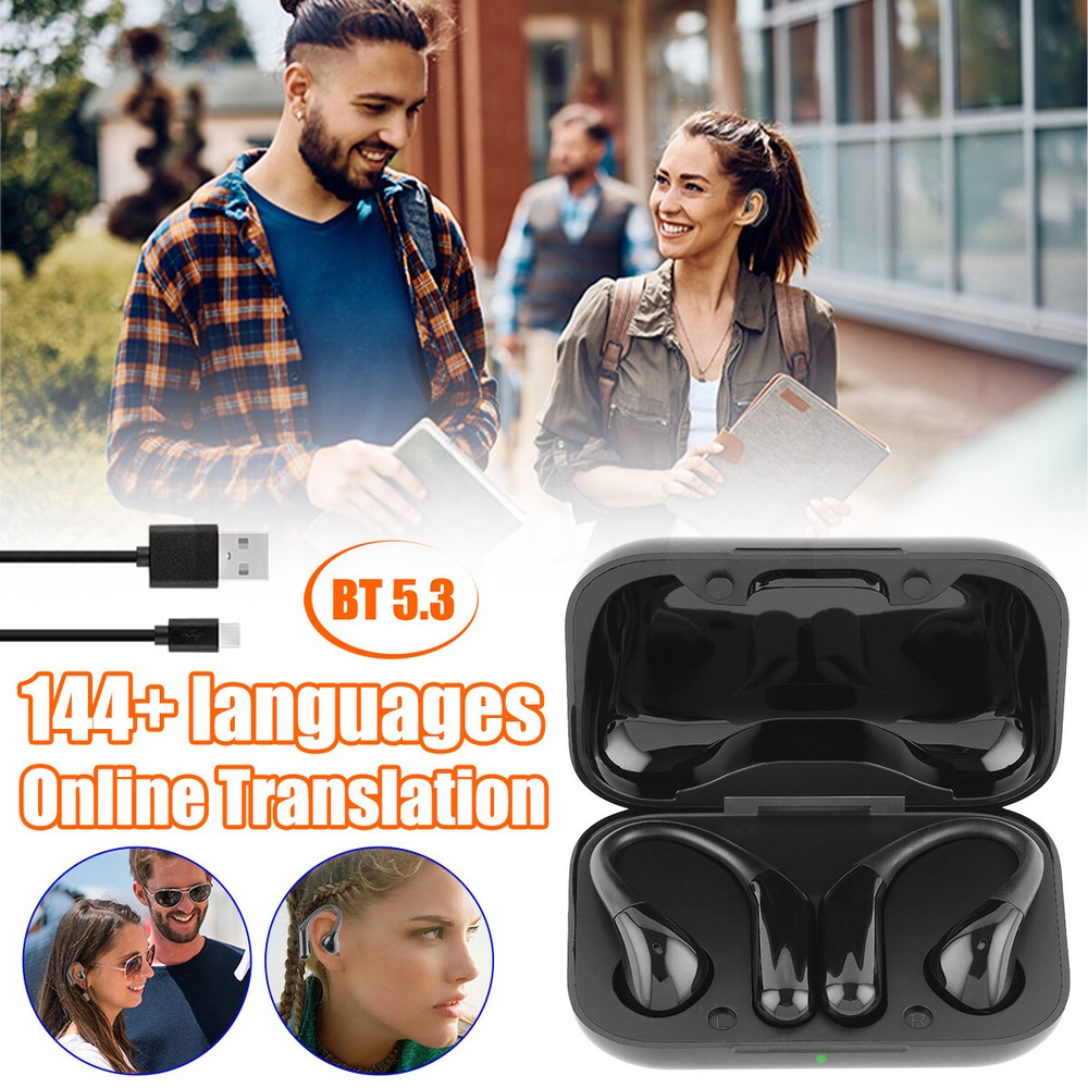 144+ Language Translator Earbuds Wireless Bluetooth Headphones For IOS Samsung