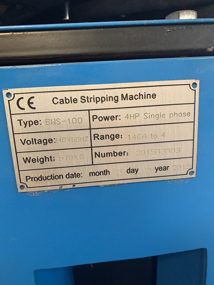 wire stripping machine used