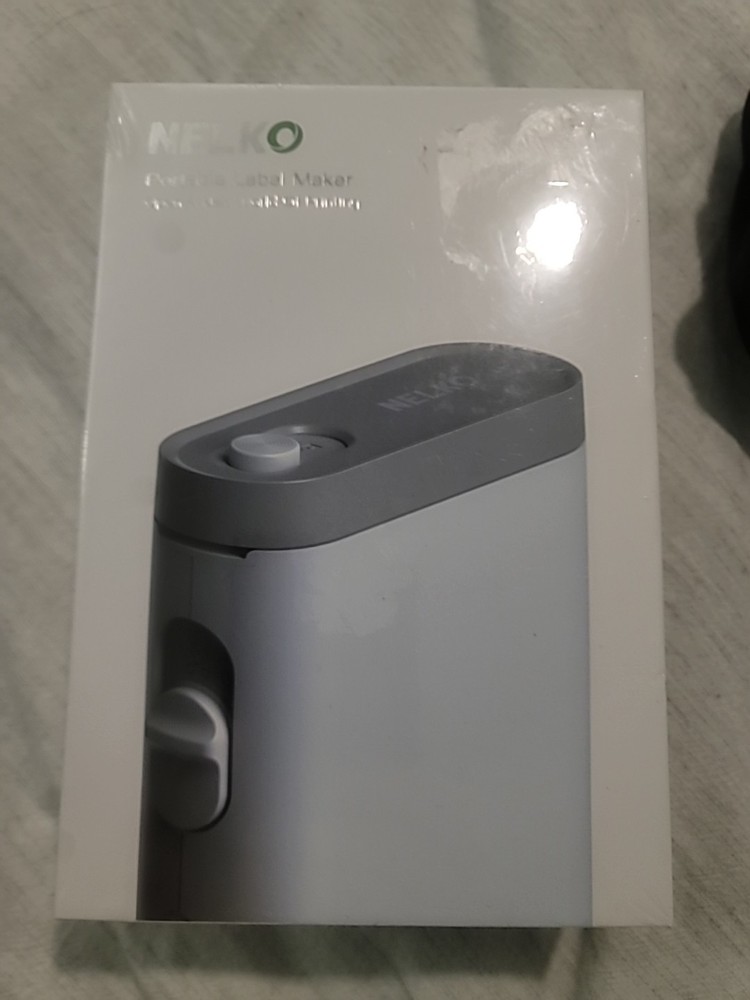 NELKO Label Maker Machine  P21 Portable Bluetooth Label Printer New Sealed Clean