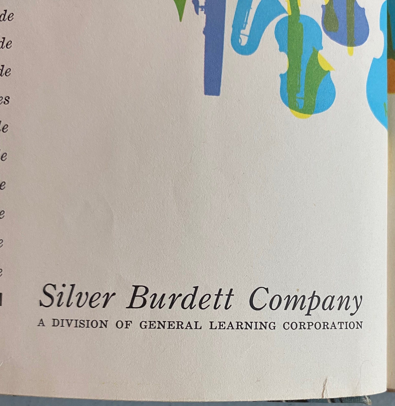 1 pc 1968 Making MUSIC Your Own #4, Pub: Silver Burdett Company 183 pgs