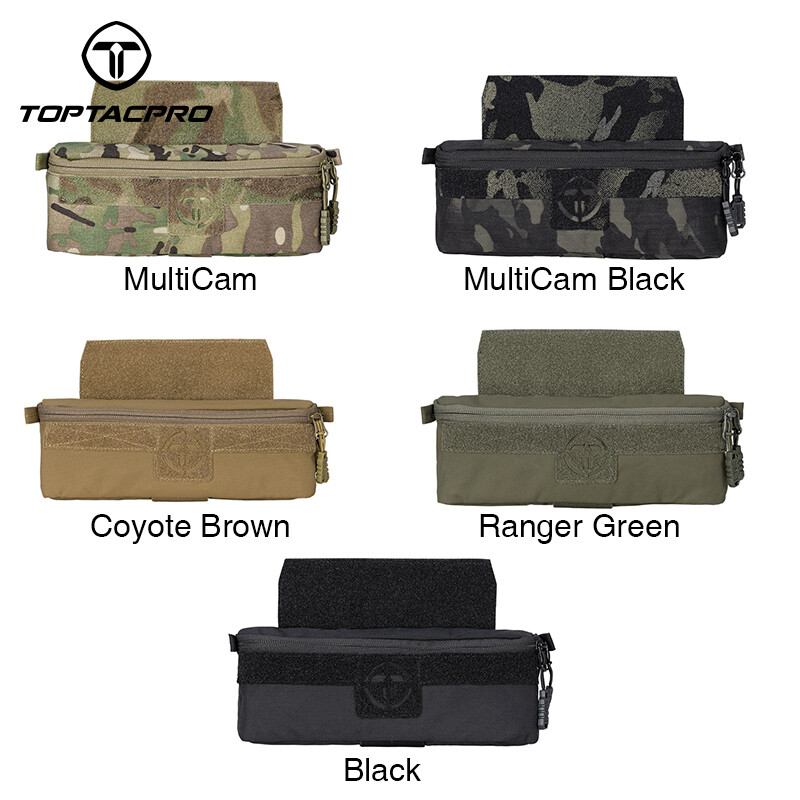 TOPTACPRO Tactical Dump Pouch Ferro Style Drop Pouch Hook&Loop D3 JPC FCPC MK4